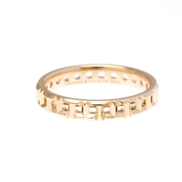 Tiffany T True Narrow Ring Pink Gold (18K) Fashion No Stone Band Ring Pink Gold - Picture 1 of 9